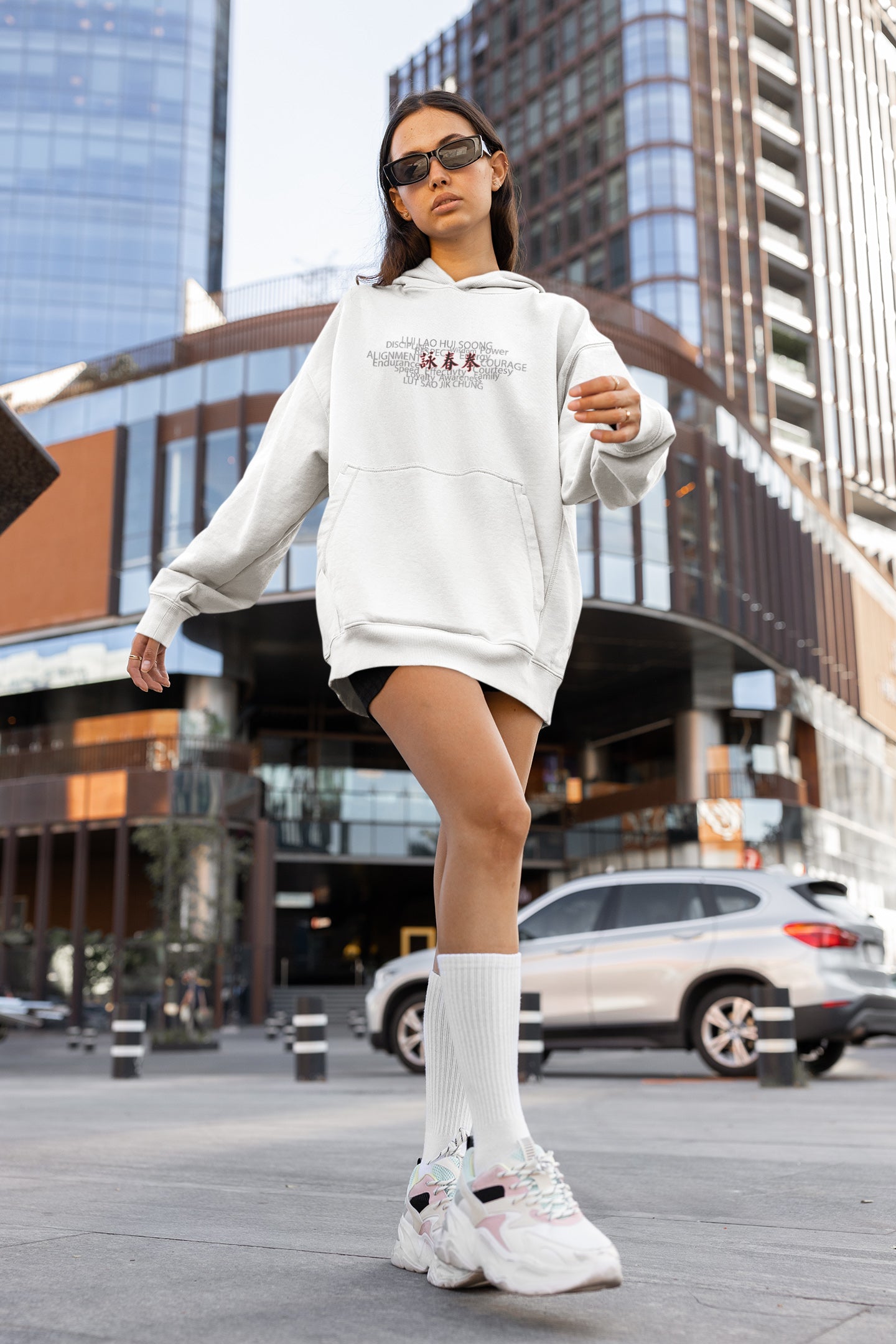Kung Fu Principles - Oversized Premium Hoodie